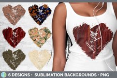 Distressed Heart Clipart | Mega Bundle Sublimation Designs Product Image 7