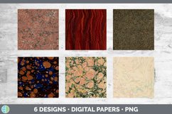 Vintage Marble Backgrounds | Digital Scrapbook Papers Product Image 2