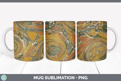 Vintage Mug Sublimation | Marble Coffee Cup Designs PNG Product Image 3