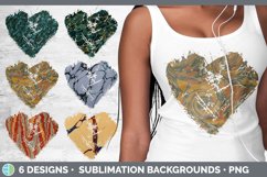 Distressed Heart Clipart | Mega Bundle Sublimation Designs Product Image 6