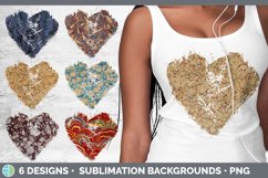 Distressed Heart Clipart | Mega Bundle Sublimation Designs Product Image 13