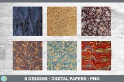 Vintage Marble Backgrounds | Digital Scrapbook Papers Product Image 2
