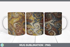 Vintage Mug Sublimation | Marble Coffee Cup Designs PNG Product Image 6
