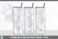 White Bokeh Tumbler Sublimation Bundle Product Image 3