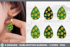 Teardrop Earrings Sublimation |Mega Bundle Product Image 19
