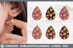 Teardrop Earrings Sublimation |Mega Bundle Product Image 21