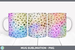 Iridescent Animal Print Mug Sublimation | Coffee Cup Designs Product Image 3