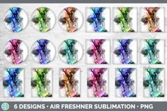 Alcohol Ink Air Freshener | Sublimation Designs Bundle Product Image 2