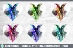 Alcohol Ink Hearts Clipart Product Image 2