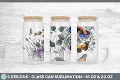 Vintage Glass Can | Sublimation Beer Mason Jar Product Image 2