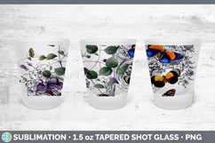 Vintage Shot Glass Sublimation | Shot Glass 1.5oz Tapered Product Image 2