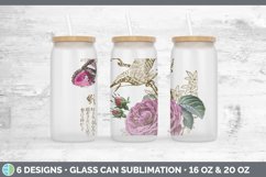 Vintage Glass Can | Sublimation Beer Mason Jar Product Image 5