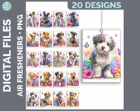 Dog Breed Air Freshener Bundle Sublimation Designs - Dogs 01 Product Image 3