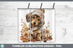 Dachshund Dogs 01 Knit Hat Tumbler Sublimation Design Product Image 1