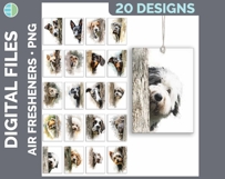 Dog Breed Air Freshener Bundle Sublimation Designs - Dogs 01 Product Image 6