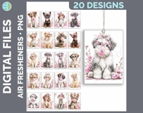 Dog Breed Air Freshener Bundle Sublimation Designs - Dogs 01 Product Image 7