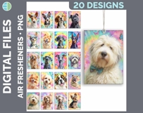 Dog Breed Air Freshener Bundle Sublimation Designs - Dogs 01 Product Image 8