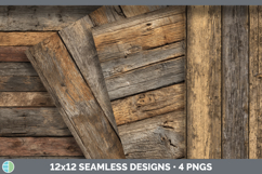 Weathered Barn Seamless Wood Texture Background | 12 x 12 in Product Image 1