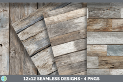 Beach Weathered Seamless Wood Textured Background Papers Scr Product Image 1