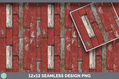 Red Barnwood Seamless Wood Textured Background Papers Scrapb Product Image 3