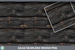 Fire Charred Seamless Wood Textured Background Papers Scrapb Product Image 3
