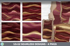 Maroon Seamless Glitter Textured Background Papers Scrapbook Product Image 2