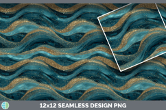 Teal Seamless Glitter Textured Background Papers Scrapbook D Product Image 3