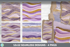 Purple Seamless Glitter Textured Background Papers Scrapbook Product Image 2