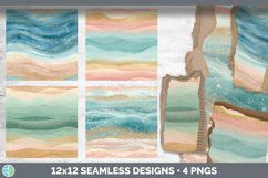 Pastel Ombre Seamless Glitter Textured Background Papers Scr Product Image 2