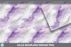 Lilac Purple and Silver Seamless Watercolor Textured Backgro Product Image 3