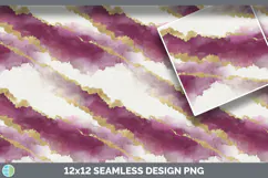 Plum Purple and Gold Seamless Watercolor Textured Background Product Image 3