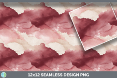 Burgundy and Pink Seamless Watercolor Textured Background Pa Product Image 3