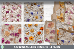 Pressed Flowers Seamless Papers Textured Background Papers S Product Image 2