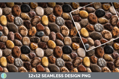 Pebbles Seamless Stone Textured Background Papers Scrapbook Product Image 3