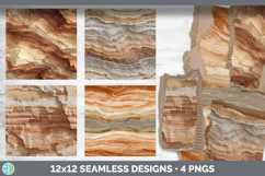 Sandstone Seamless Stone Textured Background Papers Scrapboo Product Image 2