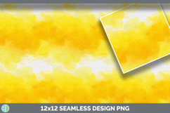 Yellow Watercolor Seamless Background Papers Scrapbook Product Image 3