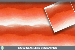 Deep Orange Watercolor Seamless Background Papers Scrapbook Product Image 3