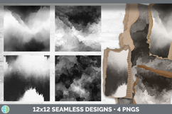 Black Watercolor Textured Background Papers Scrapbook Product Image 2