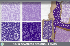 Purple Composition Notebook Seamless Background Papers Product Image 2