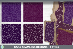 Deep Purple Composition Notebook Seamless Background Papers Product Image 2