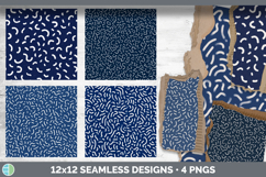 Indigo Composition Notebook Seamless Background Papers Product Image 2