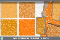 Orange Composition Notebook Seamless Background Papers Product Image 2