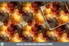 Embers Seamless Autumn Alcohol Ink Textured Background Paper Product Image 3