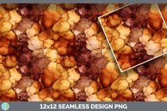 Cinnamon Seamless Autumn Alcohol Ink Textured Background Pap Product Image 3