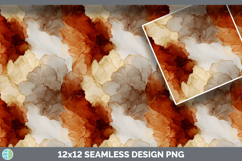 Brown Seamless Autumn Alcohol Ink Textured Background Papers Product Image 3