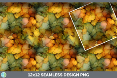 Pumpkin Seamless Autumn Alcohol Ink Textured Background Pape Product Image 3