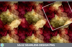 Maroon Seamless Autumn Alcohol Ink Textured Background Paper Product Image 3