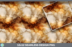 Espresso Seamless Autumn Alcohol Ink Textured Background Pap Product Image 3