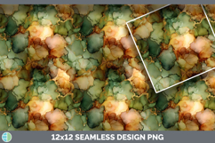 Forest Seamless Autumn Alcohol Ink Textured Background Paper Product Image 3