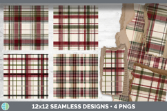 Heritage Plaid Seamless Autumn Flannel Textured Background P Product Image 2